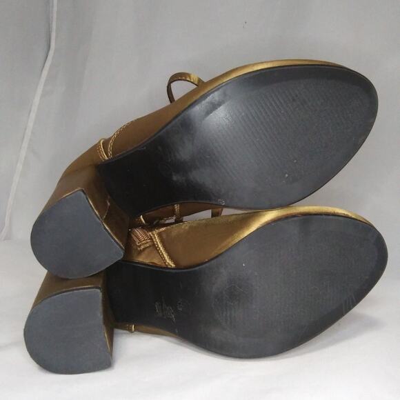 Nature Breeze Satiny Fabric Lace Up Boots 3 Inch High Heel Booties Size 5 1/2 - Picture 6 of 12